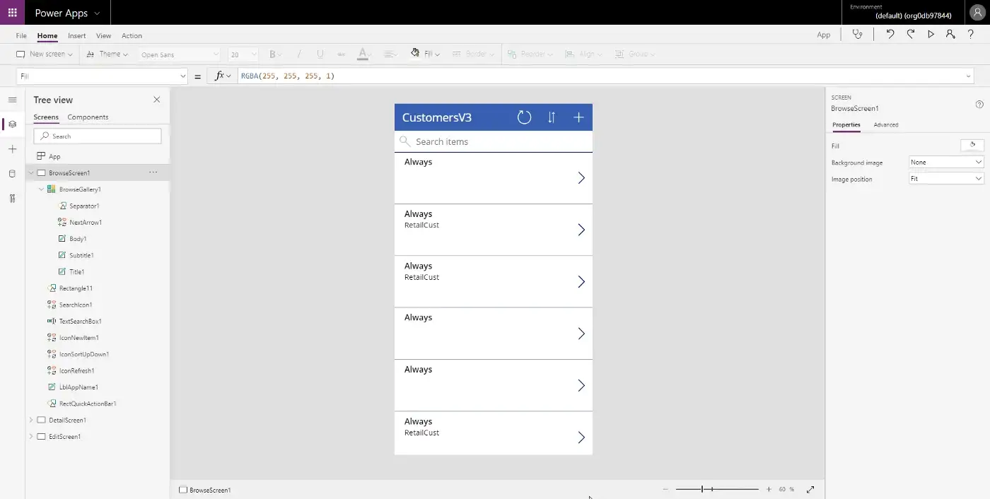 Connect to MS D365FO from PowerApps5