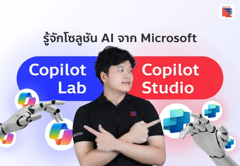 Copilot Lab และ Copilot Studio จาก Microsoft ขับเคลื่อนธุรกิจด้วยเทมเพลต AI ที่ปรับแต่งได้ คำสั่งที่ตอบสนองความต้องการเฉพาะอุตสาหกรรม