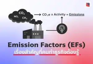 Emission Factors (EFs) เรื่องสำคัญที่คนทำธุรกิจต้องรู้