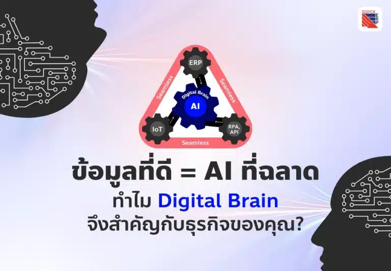 Digital Brain คือสิ่งที่ต้องมี แต่ AI คือสิ่งที่ทำให้คุณเหนือกว่าคู่แข่ง
