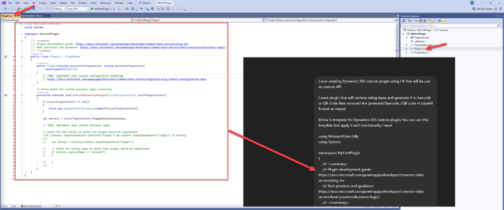ขั้นตอนที่ 5: เขียนโค้ด C# สำหรับ Plugin