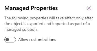 ซึ่งถ้าเราปิดตรงนี้ เราจะมั่นใจได้เลยว่าแอปที่ถูก import ไปทื่ environment ปลายทางด้วย managed solution จะไม่สามารถถูกแก้ไขได้แน่นอน หากจะแก้ไขต้องมาแก้ที่ environment ต้นทางและ import ไปเท่านั้น