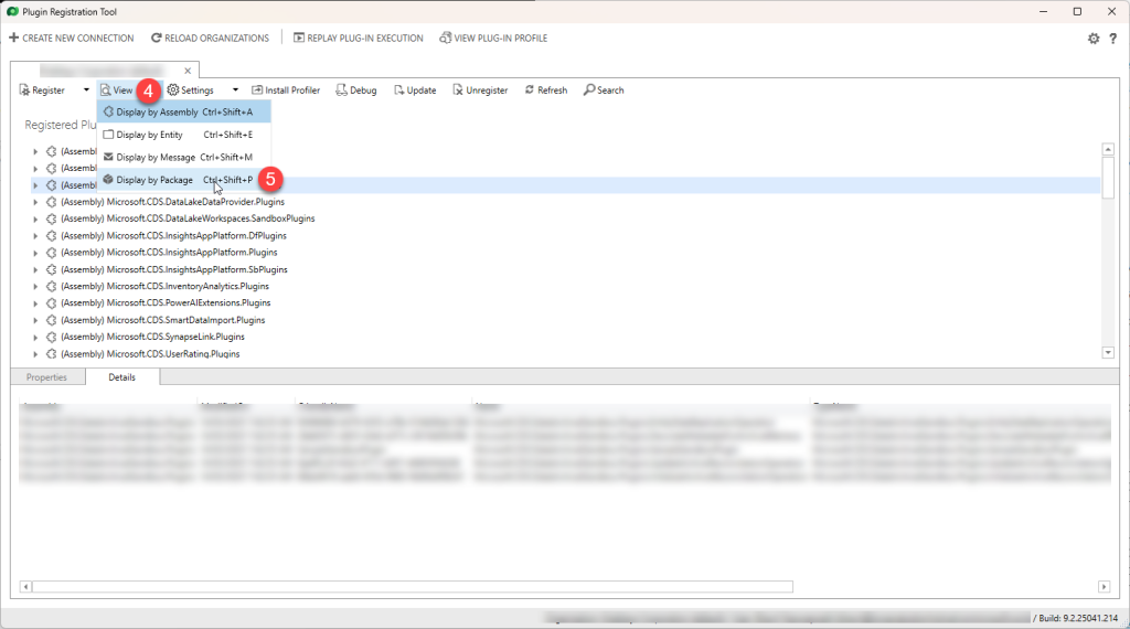 หลังจากโหลดข้อมูลไม่กี่วินาที ให้คลิกเมนู View → Display by Package