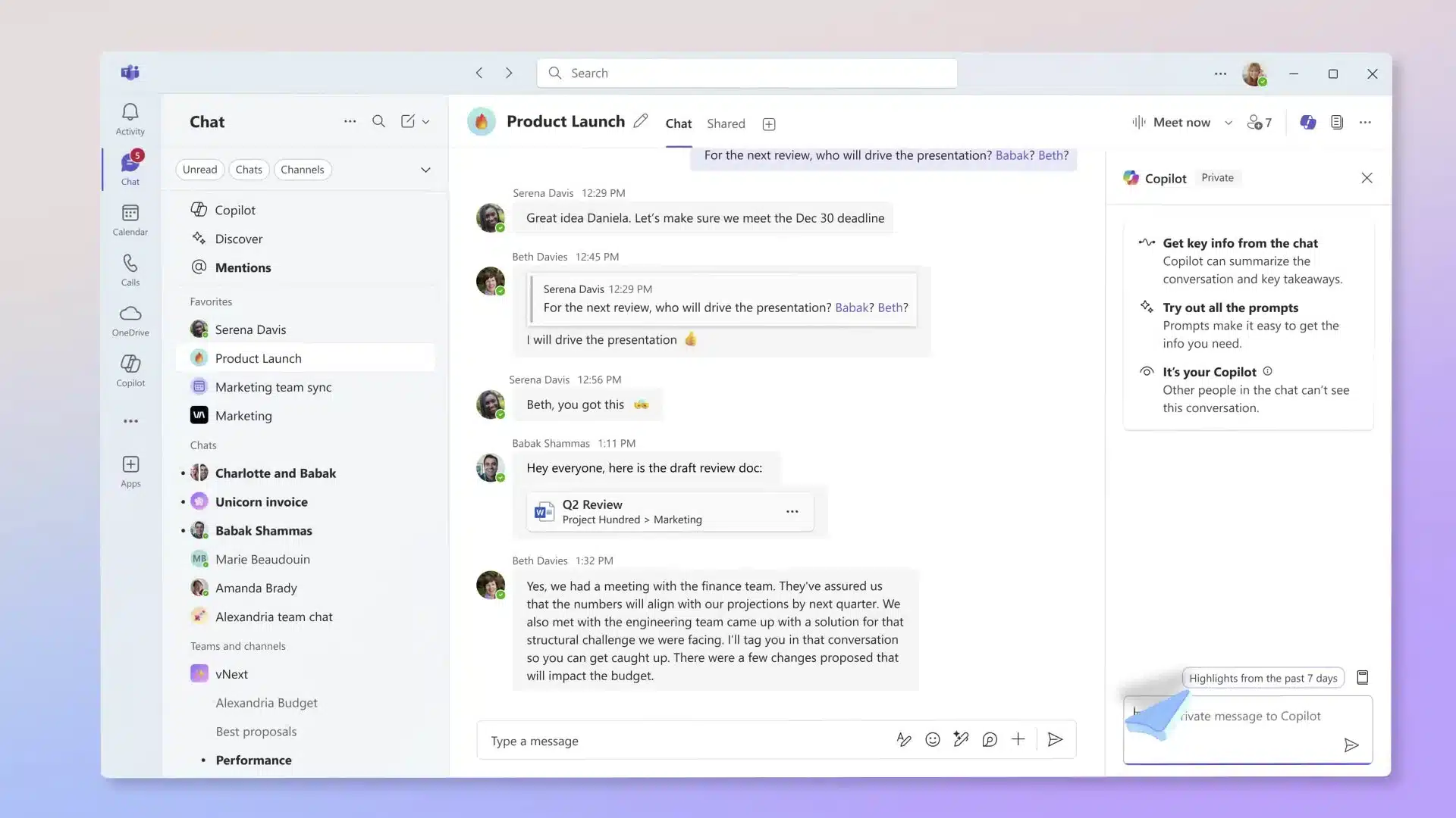 Copilot in Teams Microsoft Teams 1 7