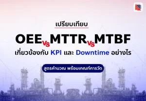 OEE, MTTR, MTBF คือ เกี่ยวข้องกับ KPI และ Downtime อย่างไร