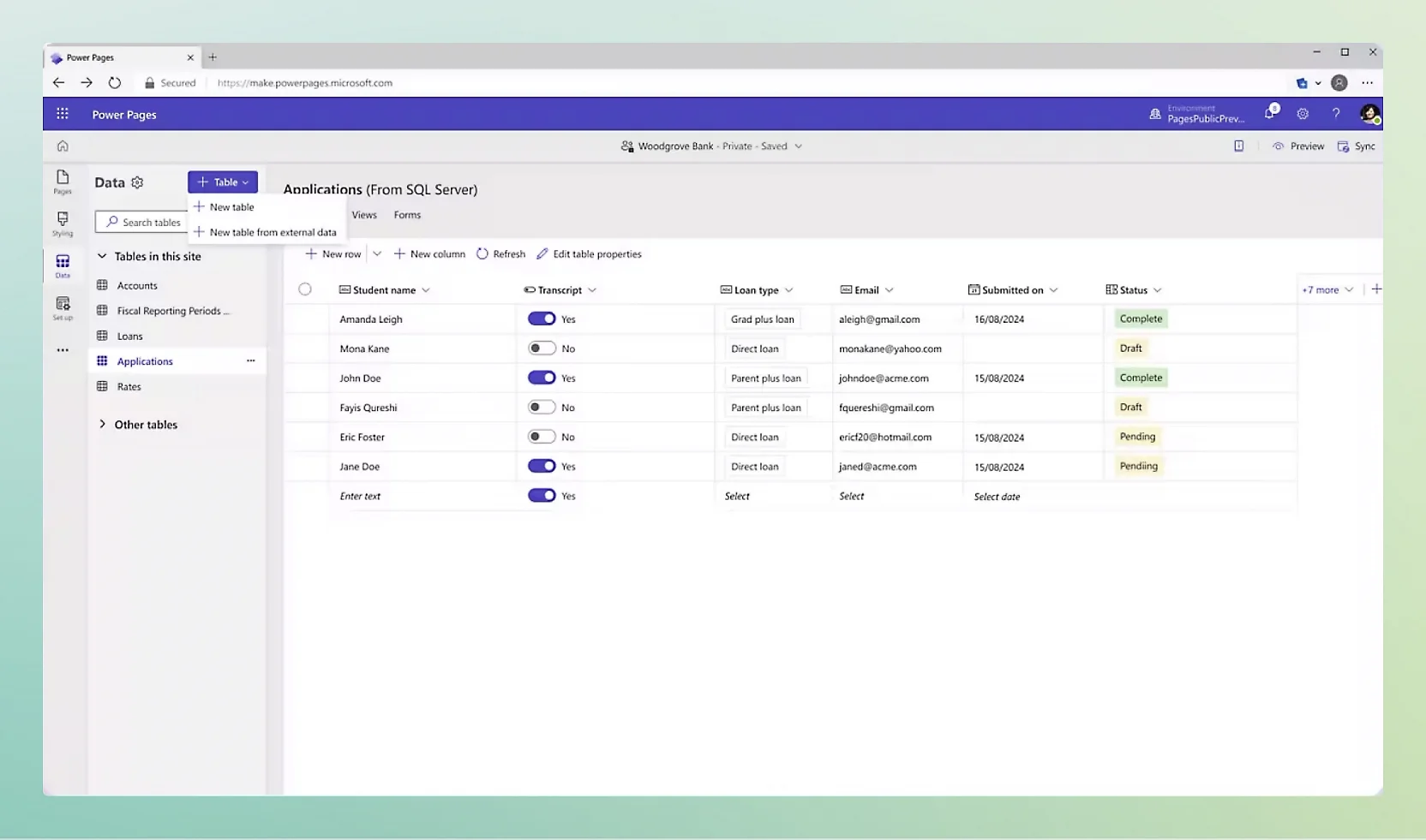 Power Pages Tabs 1 3