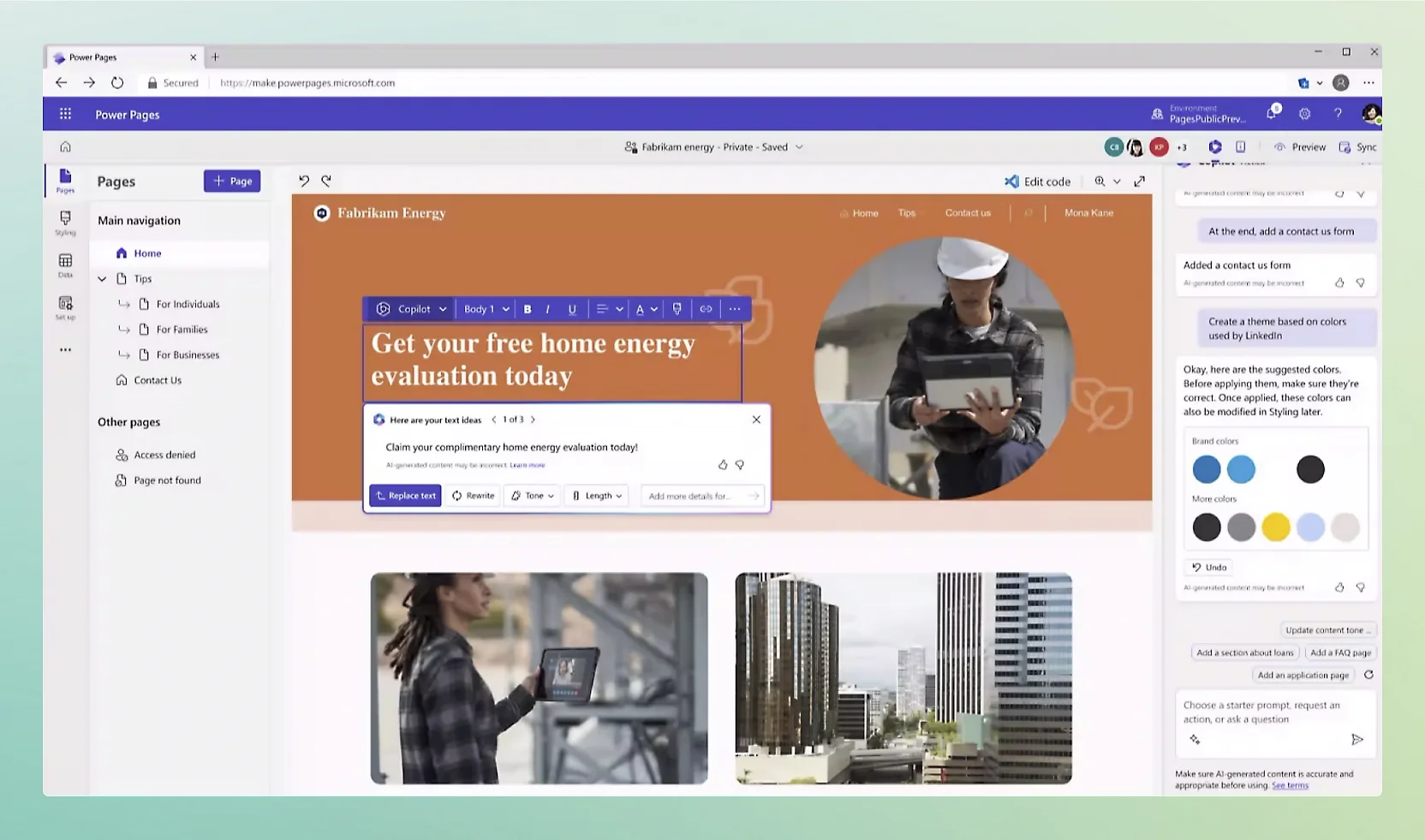 Power Pages Tabs 3 1